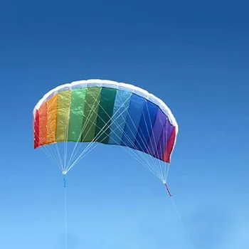 1.4 m/2m/2,7 m în aer liber Rainbow Zmeu Linie Dublă Software-ul de Stunt Zmeu Cu Maner 30m Linie Dublă de Sport în aer liber Zmeu