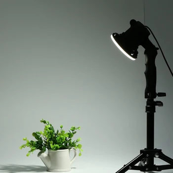 1 buc lampă cu LED-uri de fotografie de studio bec portret soft box umple de lumină lumini bec și 37CM stand lumina