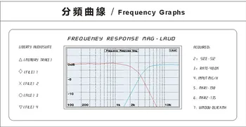 1 pereche 5-8 ohm 2 Mod 2 Unitate Hi-Fi Speaker Divizor de Frecvență Crossover 160W 3200Hz Filtre facute de KASUN HongKong MK-200C