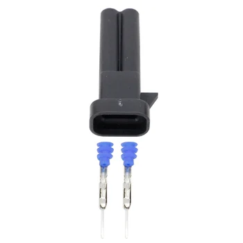 2 Pin Metanol Conversie Plug-in pentru Naviga/Excelle Injector Plug cu Scop Blocarea DJ7021Y-0.6-11/21