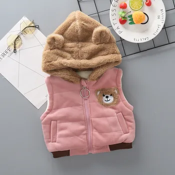 2020 iarna Cald Kid Boy Fata de Îmbrăcăminte, Plus gros de catifea Trening Seturi de Haine pentru Sugari, Pantaloni pentru Copii jacheta cu Gluga haina Calda 3PCS