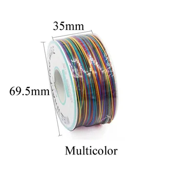 250 m 30 AWG Ambalaj Sârmă 10 Culori Singur Fir de Cablu de Cupru Ok Sârmă cabluri Electrice pentru Laptop Placa de baza PCB Lipire