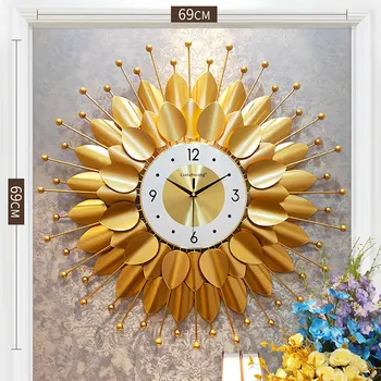3D Mare de Cristal Ceas de Perete pentru Camera de zi de Creatie de Lux, ceasuri de Perete Decor Acasă Ceas Digital de Perete Dormitor Modern Nunta mută