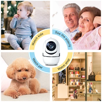 3MP Home Security Camera IP wifi Supraveghere Video de Urmărire Automată Camera ip Wifi Două căi audio Mini Camera CCTV 1080P ipcam wifi