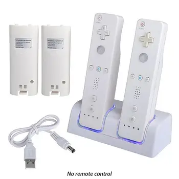 Accesorii Încărcător de Baterie pentru Nintendo Wii U Wiiu de Control Controler de la Distanță Doc de Încărcare Stand Docking Station Gamepad de Bază