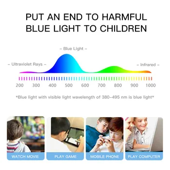 AIMISUV Pătrat Lumina Albastra Anti-Blocare Pahare Copii Cadru Moda TR90 Optic Flexibil Ochelari Cadru Copiilor Clar Ochelari
