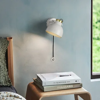 Aisilan LED lampă de perete minimalist lampă de noptieră Infinit de reglaj pentru living dormitor hol setarea de perete de lumină