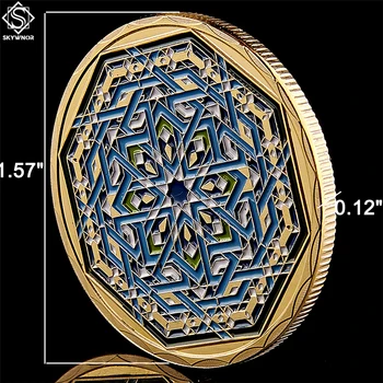 Arabia Saudită Ramadan Kareem Festivalul de Islam, Musulman 1OZ Monede de Aur Comemorative Credincios se Roagă Cadouri