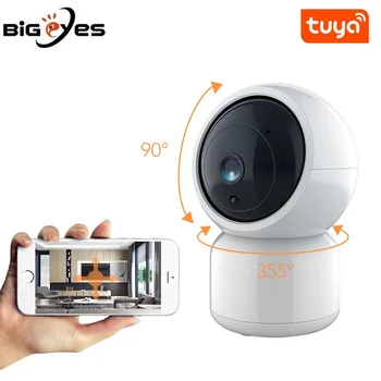 Autoeye Tuya de Viață Inteligentă 1080P Camera IP 2MP, WiFi Wireless de Supraveghere CCTV Camera de lucru cu Alexa Amazon, Google acasa