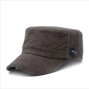 Bumbac Unisex Șapcă De Baseball Pentru Retro Spălat Flat Top Capace Femei Casual Sport Pălărie Sanpback Capace Reglabil Clasic Armata Pălării