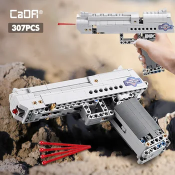 Cada Desert Eagle Pistool MK23 Pistol Uzi Machinepistool Militaire Ww2 Bouwstenen Voor Legoing Technic Stad Politie Swat Kan