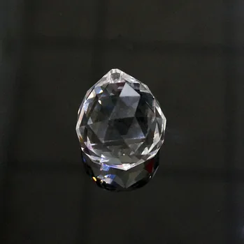 Calitate de Top 10 BUC/lot 15mm Transparent K9 Cristal de Sticlă Iluminat Bile Candelabru Sfere Fatetate pentru Perdea de Margele Pendantss