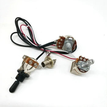 Chitara electrica Părți Deschise de Cabluri 1V1T1J 500K Vase Ton 3 Way Toggle Switch Chitara Pickup