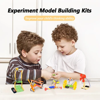 Control de la distanță Phantom Modelul de Curse Kit de Mașină de Jucărie pentru Băieți DIY Manual de Asamblare din Lemn Model Electric de Robotică Educațională Kituri Auto