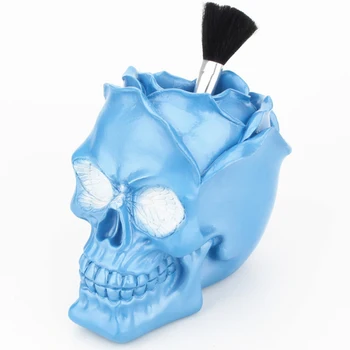 Cutii de depozitare 3D Albastru Zână Fluture Bijuterii Craniu Instrumente de Machiaj Papetărie Rășină Tub de Stocare Ghiveci Decor de birou