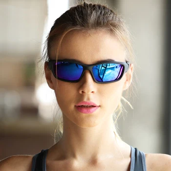 De Vânzare la cald Femei HD Polarizat ochelari de Soare Barbati de Calitate Dreptunghi Viziune de Noapte Cadru Negru Ochelari de Soare de Conducere de Siguranță Sport