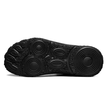 De Înaltă Calitate Din Piele Barbati Pantofi Casual Confortabil Pantofi Flats Rezistent La Apa Moale Dantela Sus Warking Pantofi Pentru Bărbați