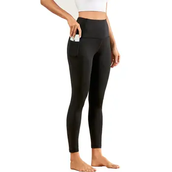 De înaltă Talie Jambiere Negre cu buzunare Push-Up Sport Femei Fitness Rulează Pantaloni de Yoga Energiei Elastice Pantaloni Sport Fata Dresuri