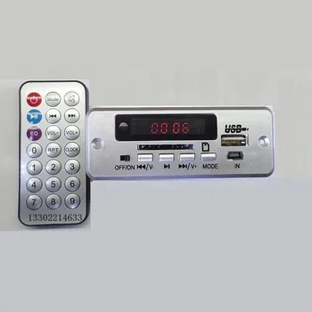 Digital cu led-uri DC 5V MP3 decoda bord cu 2*3W amplificator amp + telecomanda IR/ usb, SD, Radio fm