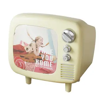 Drăguț Vintage TV în Formă de Bani de Economisire Cutie Monede Banca cu Foto Fereastră Decor Acasă Recuzită Fotografie Jucărie pentru Copii(Culoare Aleatorii)