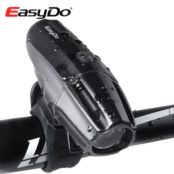 EasyDo 280Lumen Ciclism Far Ghidon Lampa de 2600mAh USB Reîncărcabilă MTB biciclete Biciclete Lumina Lanterna LED-uri Impermeabil Negru