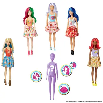 Jocuri Barbie originale de Culoare Dezvăluie Papusa Accesorii Magic Playset Figura Orb Cutie de Păpuși de Moda Fetita Puzzle DIY Surpriză Jucarii