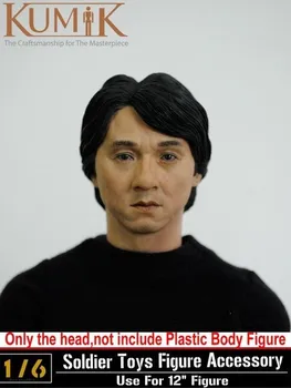KUMIK 13-41 1/6 Masculin Jackie Chan Cap Sculpta Modelul de Acțiune Figura de Colectare Papusa Jucării Cadou