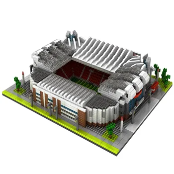 Moda Bloc Seturi de JUCĂRII, Stadionul de Fotbal, Teren Sport Model Cărămizi Arhitectura Spania, Anglia Club de Fotbal Gimnaziu Jucarii