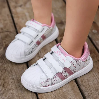 Moda Copii Pantofi Copii Shell Cap Adidași Anti-coliziune Băieți Fete Formatori rezistent la Uzura Copilului Copilul Băiat Pantofi