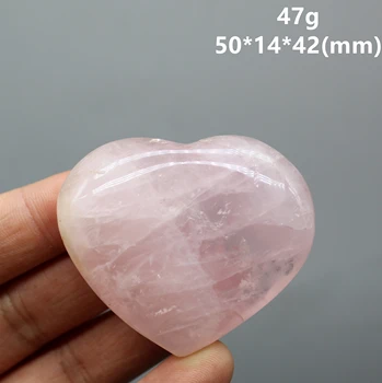Naturale rose quartz inima de cristal de vindecare cristale și ornament cu pietre dragoste Pietre și cristale