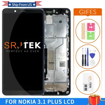 NE-Versiune pentru Nokia 3.1 Plus TA-1124 Ecran LCD Tactil Digitizer Sticla de Asamblare Pentru nokia 3.1 plus de Înlocuire Ecran + instrumente