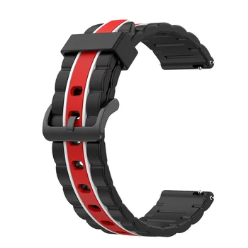 Noua Moda Silicon Ondulat Watchbands Pentru Huawei Watch GT 2 46 mm/Galaxy Watch 3 45 mm Curea de Înlocuire Sport Band Uita-te la Piese