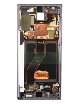 ORIGINAL AMOLED Pentru Samsung Galaxy Note 10 N970F LCD nota 10 plus N975 N9750 Display LCD Touch Screen Digitizer Cu o linie de Piese