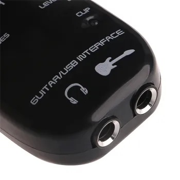 PC nou Chitara Electrica cu Cablu Audio Interfață Link-ul de Înregistrare de Muzică Adaptor USB
