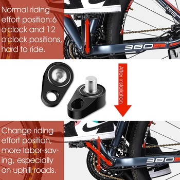 Pedale de biciclete, Adaptor de Economisire a forței de Muncă MTB Rutier Biciclete Electrice Manivela Modificare a Pedalei de Rapel Dispozitiv Ciclism Accesorii 1 Pereche