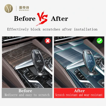 Pentru Mercedes Benz Clasa E W213 E200 E260 E300 2019-2021 Auto Interior consola centrala Transparent TPU folie de Protectie Anti-scratch
