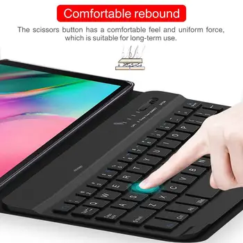 Pentru Samsung Galaxy Tab a 8.0 2019 wireless tastatura husa pentru tableta S Pen P200 P205 SM-P200 SM-P205 Bluetooth tastatură caz comprimat