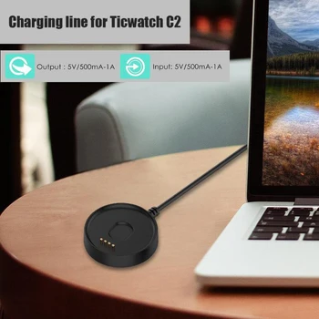 Pentru Ticwatch C2 Portabil Încărcător Rapid cu Date de Funcția de Andocare Leagăn Magnet de Adsorbție Incarcator Cablu