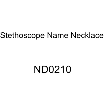 Personalizat Stetoscop Medical Numele Colier Spital Bijuterii Personalizate Femei Infirmiera Medic Plăcuța Inima Colier