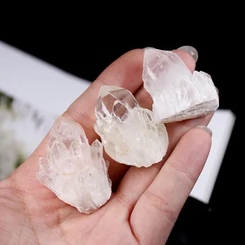 Prime naturale de Cuarț clar, Clar Cluster de Cristal de Vindecare de Pietre albe de Cristal Punct de Specimen Decor Acasă Minerales