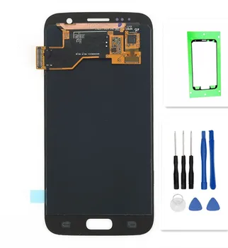 Super AMOLED Arde Umbra LCD Pentru SAMSUNG Galaxy S7 Ecran G930 G930F Touch Screen, Digitizer Inlocuire