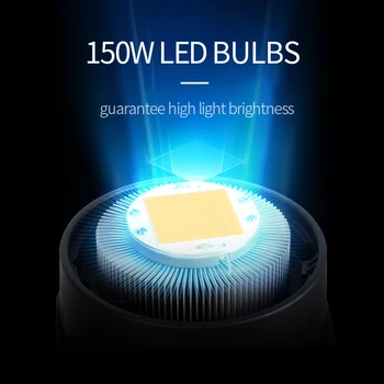 Triopo EX150W 150WS 5600K Versiunea Alb Panou LCD Video cu LED-uri de Lumină de Ieșire Continuu Bowens Muntele de Lumina de Studio VS SL-150W