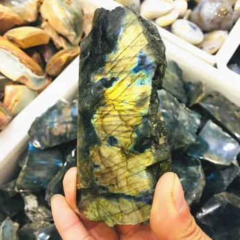 Uimitor de calitate superioară Naturale multicolore labradorit cristal piatră originale wicca vindecă cadouri de Crăciun