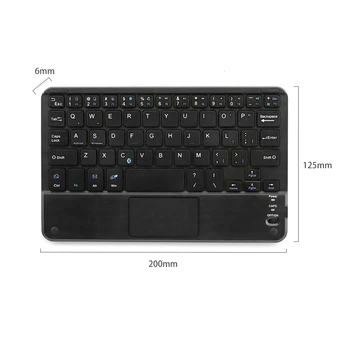 Ultra Subțire Bluetooth Wireless Keyboard Mini Portable Slim Reincarcabila Smart Gaming Tastatura Cu Touchpad-Ul Pentru Tableta Ipad Telefon