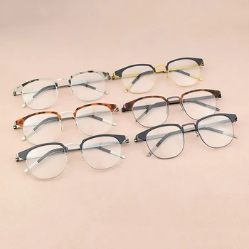 Ultralight brand de moda titan rama de ochelari barbati optice rama de ochelari femei rame de ochelari pentru Bărbați ochelari de vedere Femei 9843