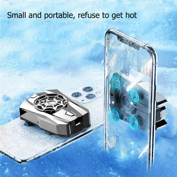 Universal Telefon Mobil Cooler Portabil ventuza de Răcire Ventilator Pentru iPhone 11 pro XS MAX/XR/8/7/6 Huawei Telefon Samsung Radiator