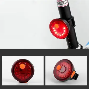USB de Încărcare LED Ciclism Stop Lanterna Bicicleta Impermeabil Drum de Munte Biciclete de Siguranță Lampa de Avertizare lampa Spate pentru Biciclete Lumina