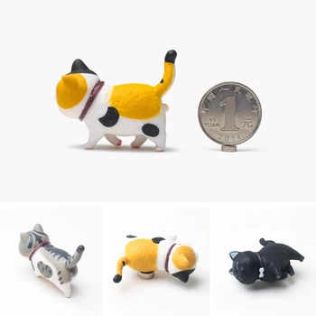 Wholesales 9 Piese/lot de Calitate 3D Magnetic Magnet de Frigider Anime Drăguț Pisică Animal Magnet pentru Frigider Copii Tablă cu Magnet