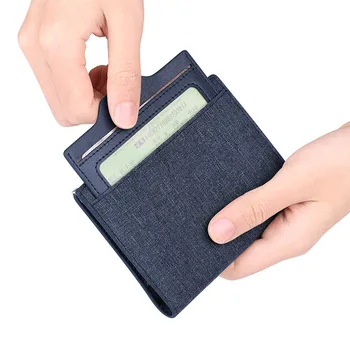 Williampolo carteira masculina pequeno mini ultra-fino compacto carteira artesanal carteira titular nu cartão de iona bolsa de d