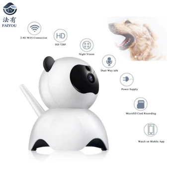 Wireless Panda WIFI Camera IP P2P CCTV Cam Baby Monitor Siguranta de Supraveghere HD H. 264 2.0 MP Lentila IR Viziune de Noapte pentru Android IOS